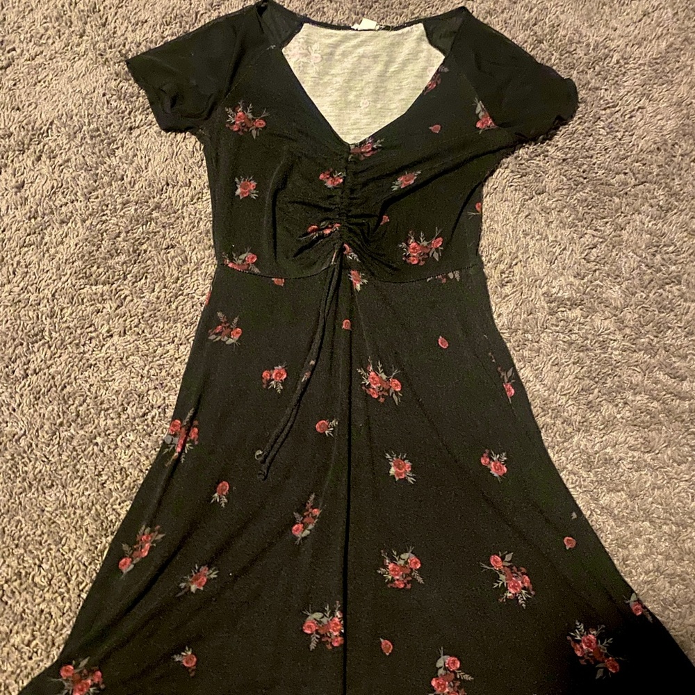Garage Black Flower Dress